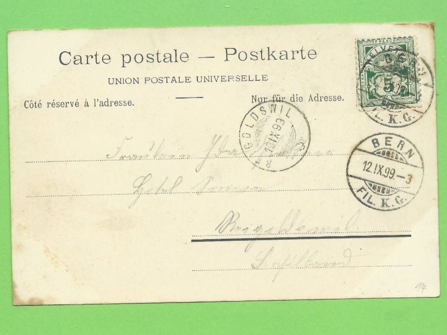 Cartoline postali: Gruss von Thun – Usato da Zürich venduto da t24_de 1