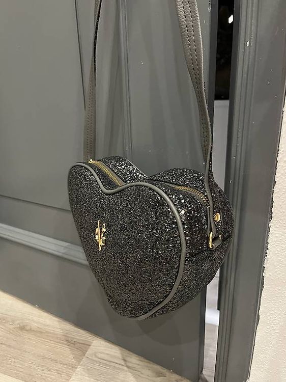Pochette Da Sera Con Strass E Perline: Borsa Scintillante A Triangolo Per Matrimonio E Ballo (Argento, Taglia L)
