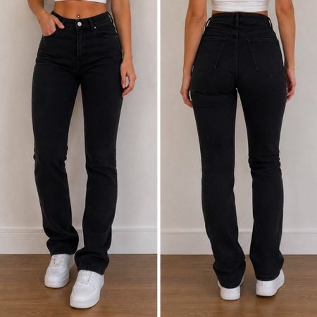 Bershka Women's Black Jeans
