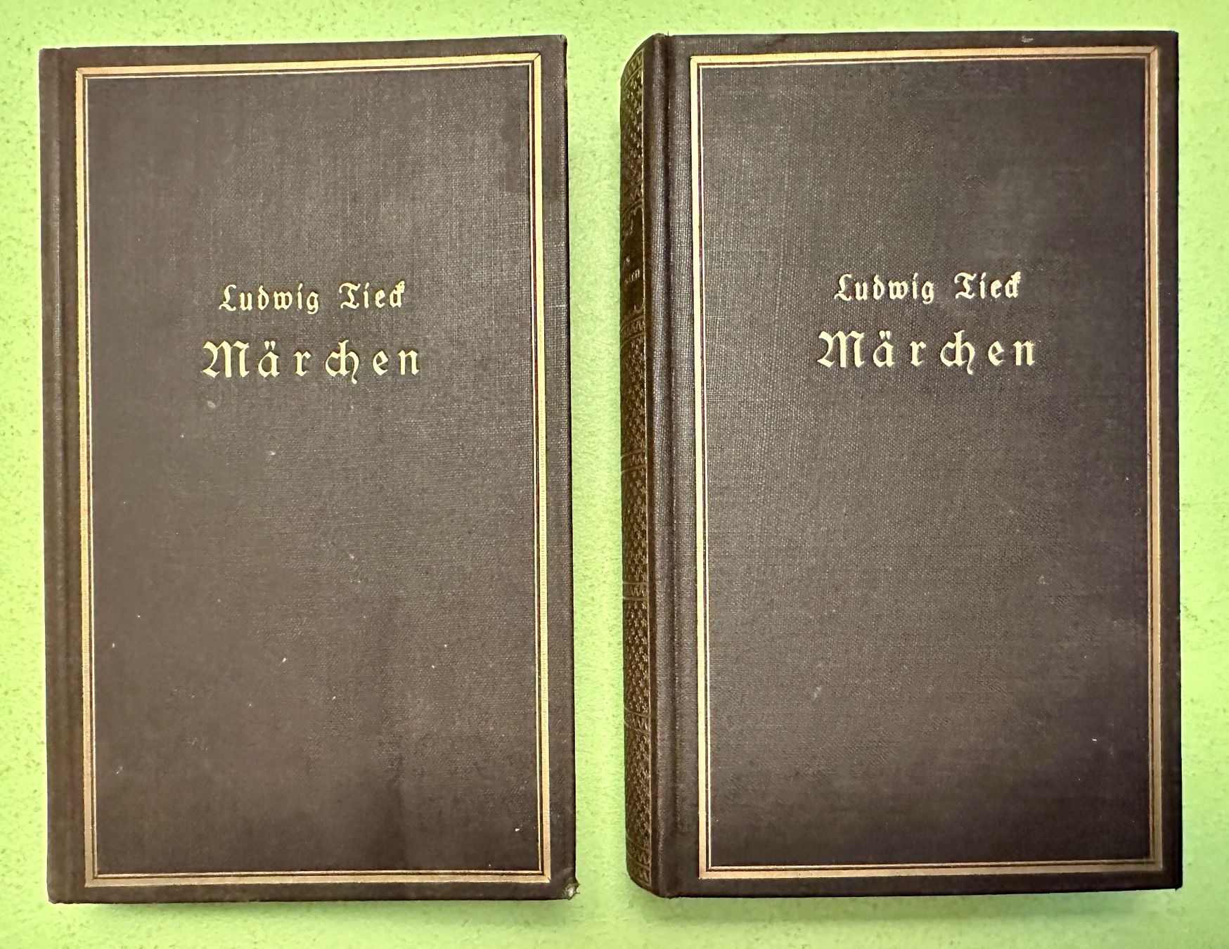 Libri: Ludwig Tieck: Märchen, 2 Bde. – Usato da Zürich venduto da allp