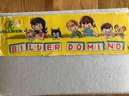 VINTAGE: Kinder Bilder Domino, org. Georg Kellner KG, Tabarz