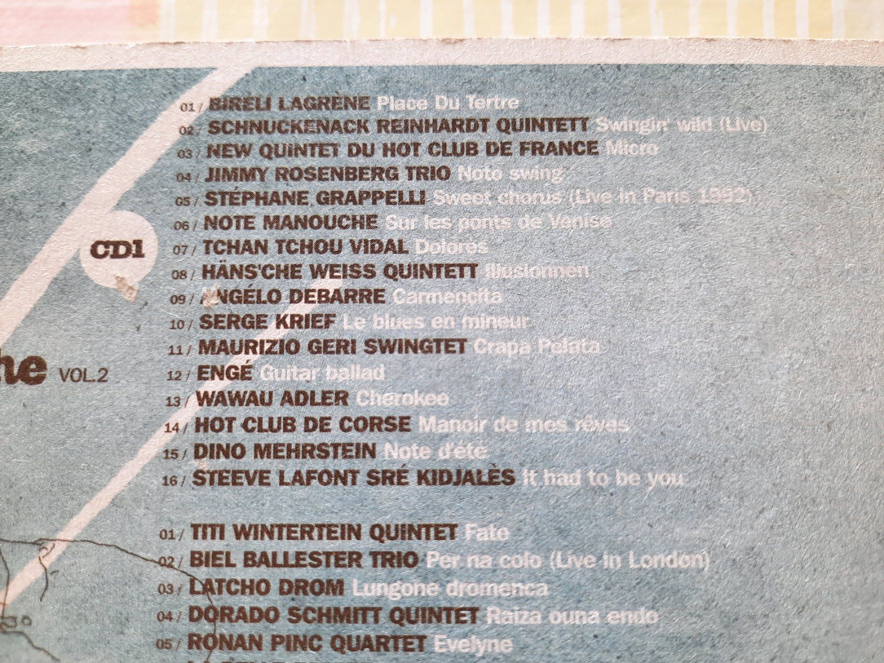 CD: CD Jazz Manouche volume 2 ( 2 Cds ) – Usato da Pully venduto da bro_n52j 2