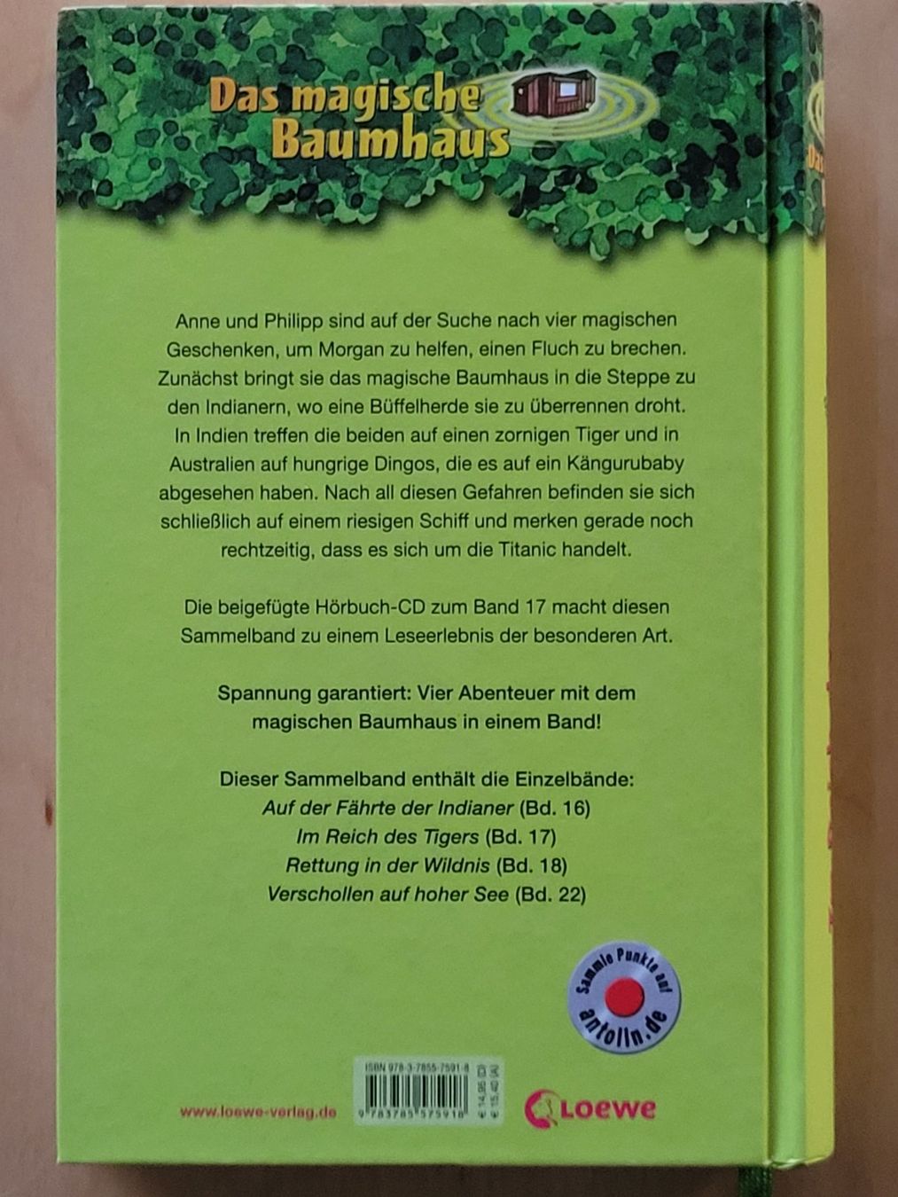 Libri: Das magische Baumhaus - Sammelband 4 Bände – Usato da Wiesendangen venduto da samoalk 5