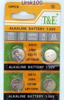 NEUE  4 Stück AG10, LR1130, LR54, Knopfbatterien