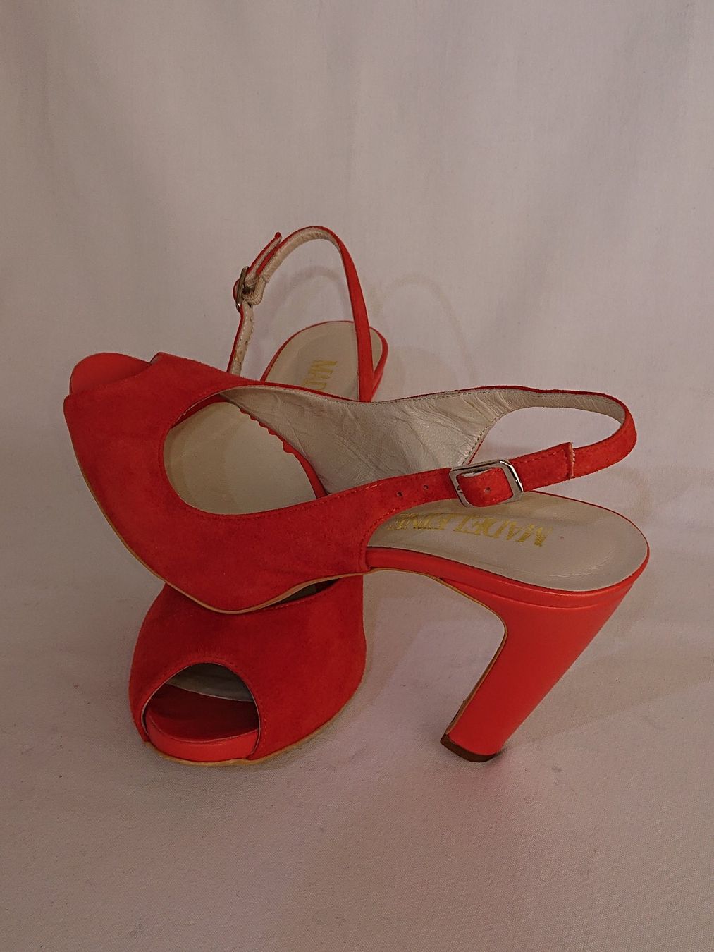 Madeleine Scarpe da donna: Peeptoes - MADELEINE - 39 - Leder - orange – Usato da Thusis venduto da drd_zy9w 5