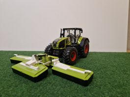 Siku Claas Axion mit Mähwerk 1:32