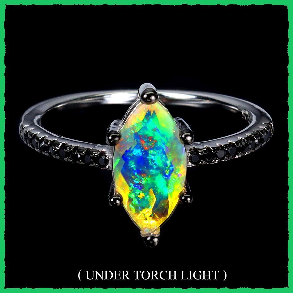 Ringe: Äthiopischer Opal / Spinell Ringe 925 Silber – Neu und originalverpackt aus Oberglatt ZH von Goldfee1 2