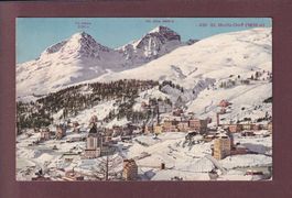 ST. MORITZ-DORF unter Schnee - 1926