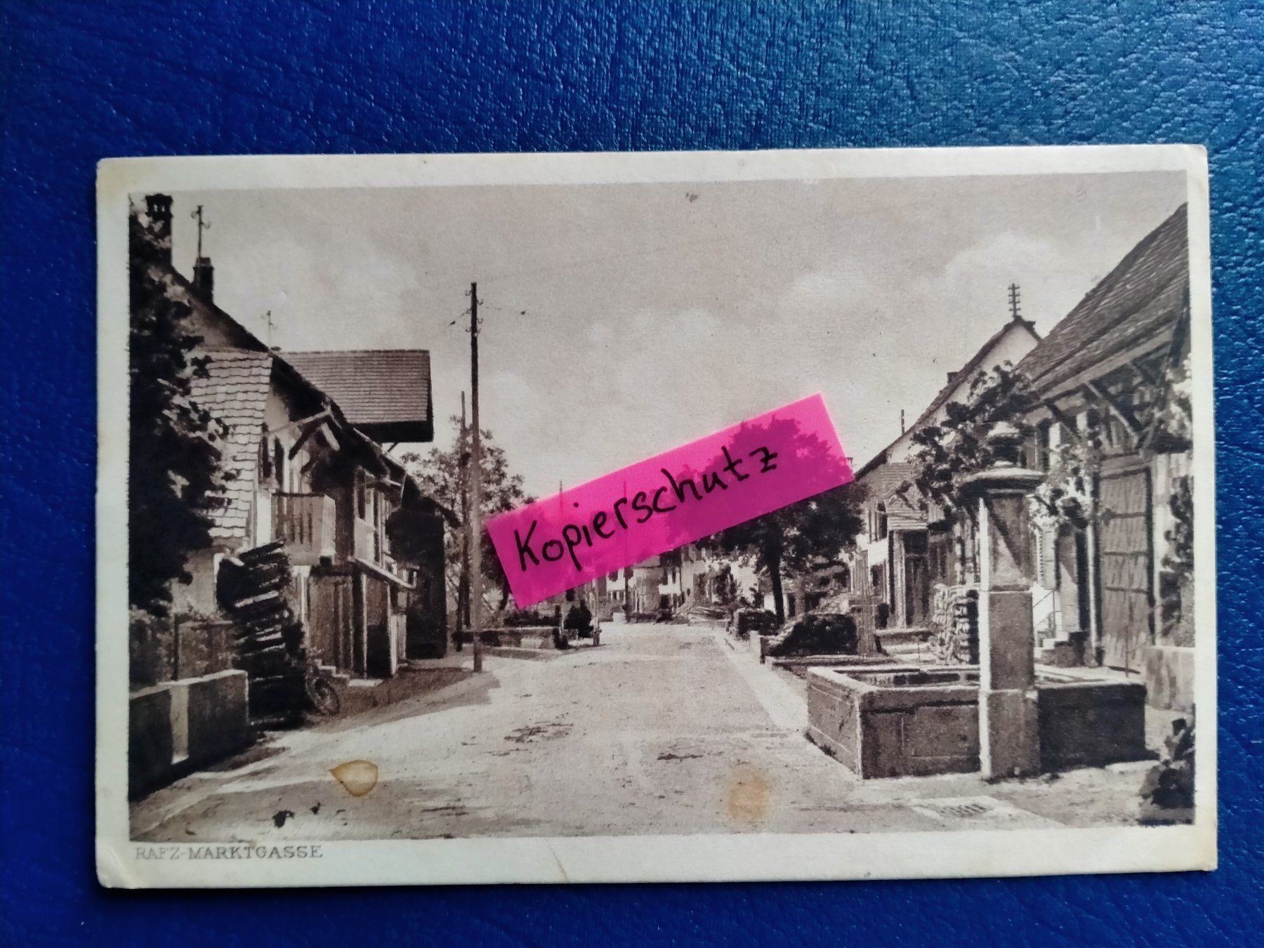 Ansichtskarten: Rafz Marktgasse um 1921 – Gebraucht aus Küssnacht am Rigi von cartolina-1