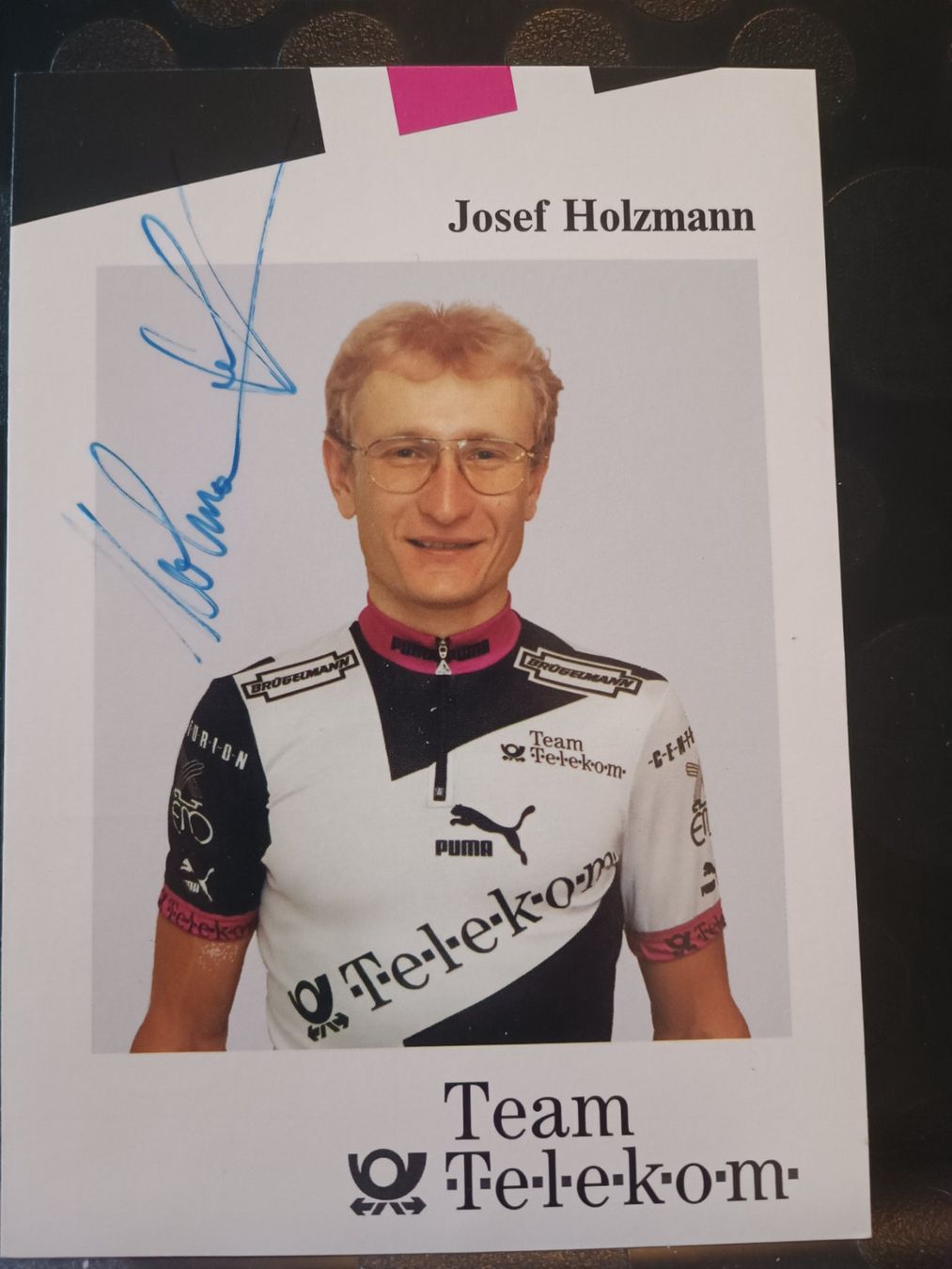 Autografi: Josef Holzmann - Radsport - Handsigniert – Usato da Menziken venduto da Artographs
