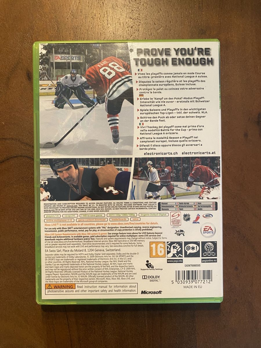 Microsoft Giochi: NHL 10 für Xbox 360 – Usato da Thunstetten venduto da Virus_33 2