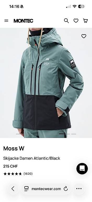Giacche: Montec Damen Skijacke Grösse S Atlantic/Black – Usato da Uttigen venduto da extreme08 2