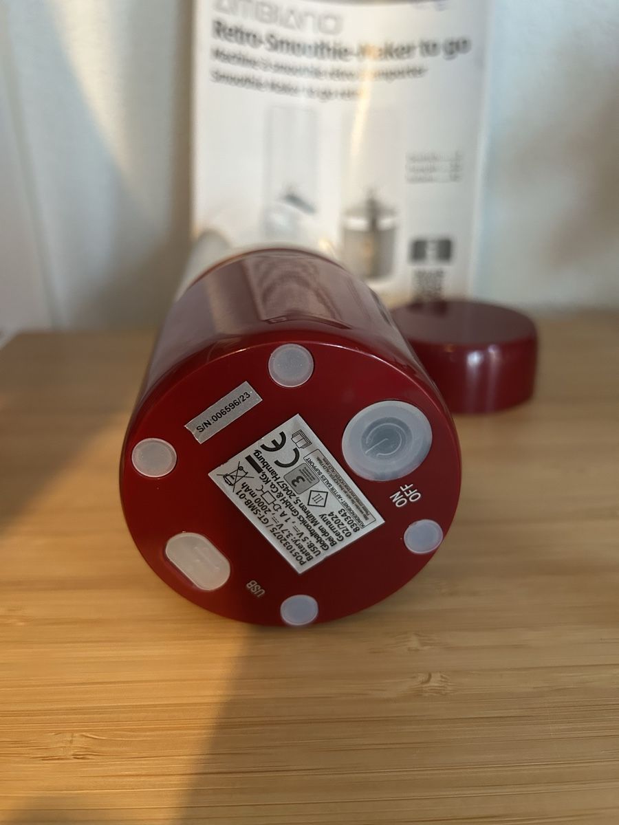 Elettrodomestici da cucina: Retro Smoothie Maker To go Rot, Glasbehälter – Usato da Uster venduto da xBeccax 1