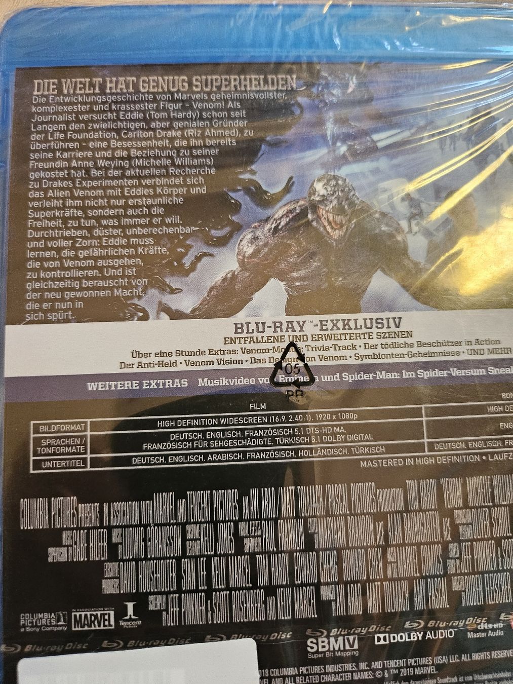 Tutti i DVDs: Venom sur Blu-Ray - Edition spéciale, neuf – Nuovo e nell'imballaggio originale da La Joux FR venduto da car_ck96 2
