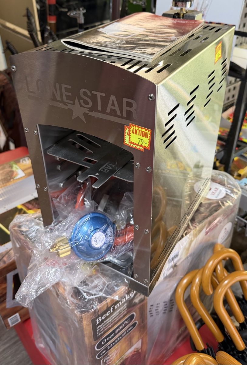 Griglie: Lone Star Beef Maker Hochtemperatur Grill neu – Nuovo e nell'imballaggio originale da Interlaken venduto da Skandalpreis 1