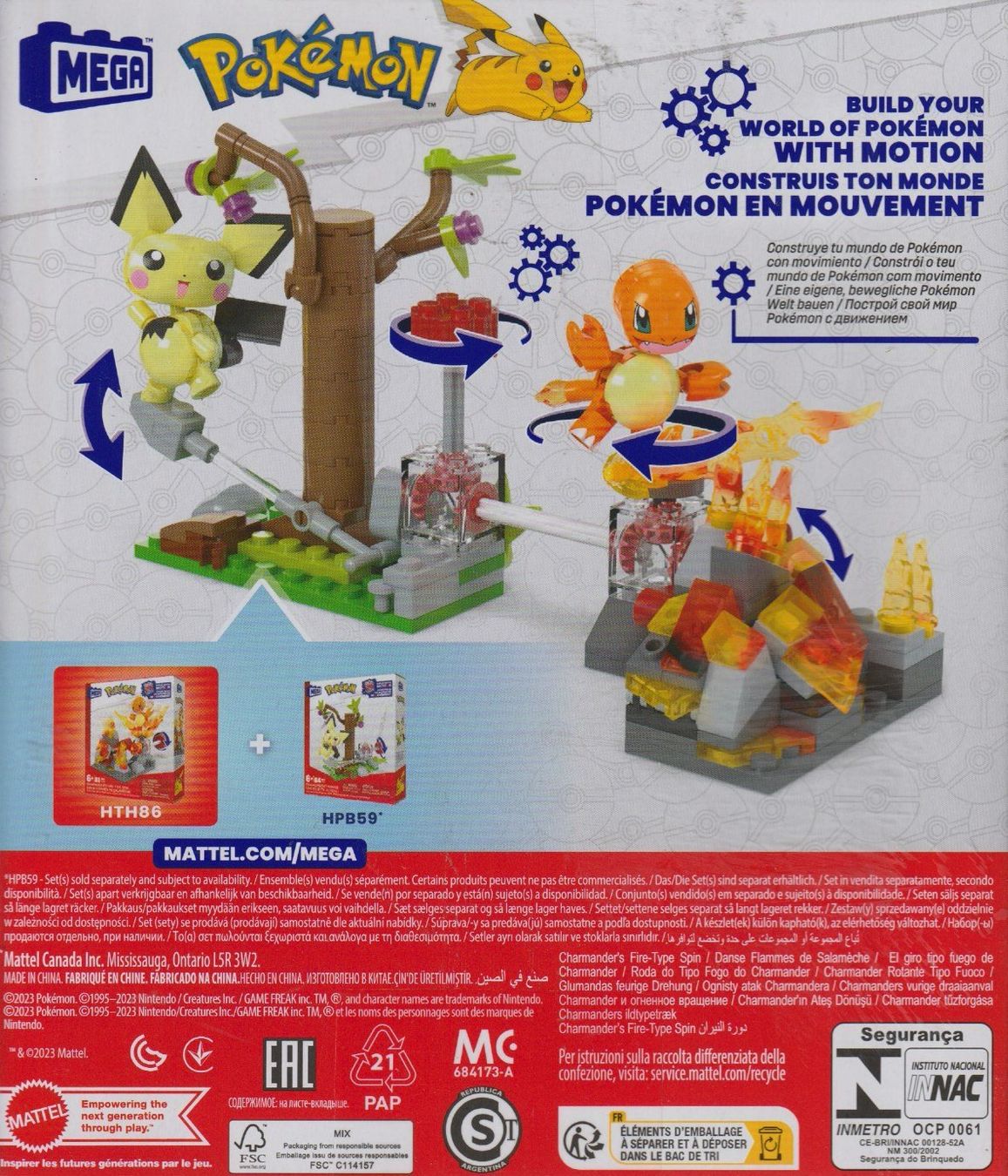 Mega Kit di costruzioni: MEGA HTH 86 POKEMON CHARMANDER'S FIRE TIPE SPIN  new – Nuovo e nell'imballaggio originale da Vezia venduto da Aquarius_Age 1