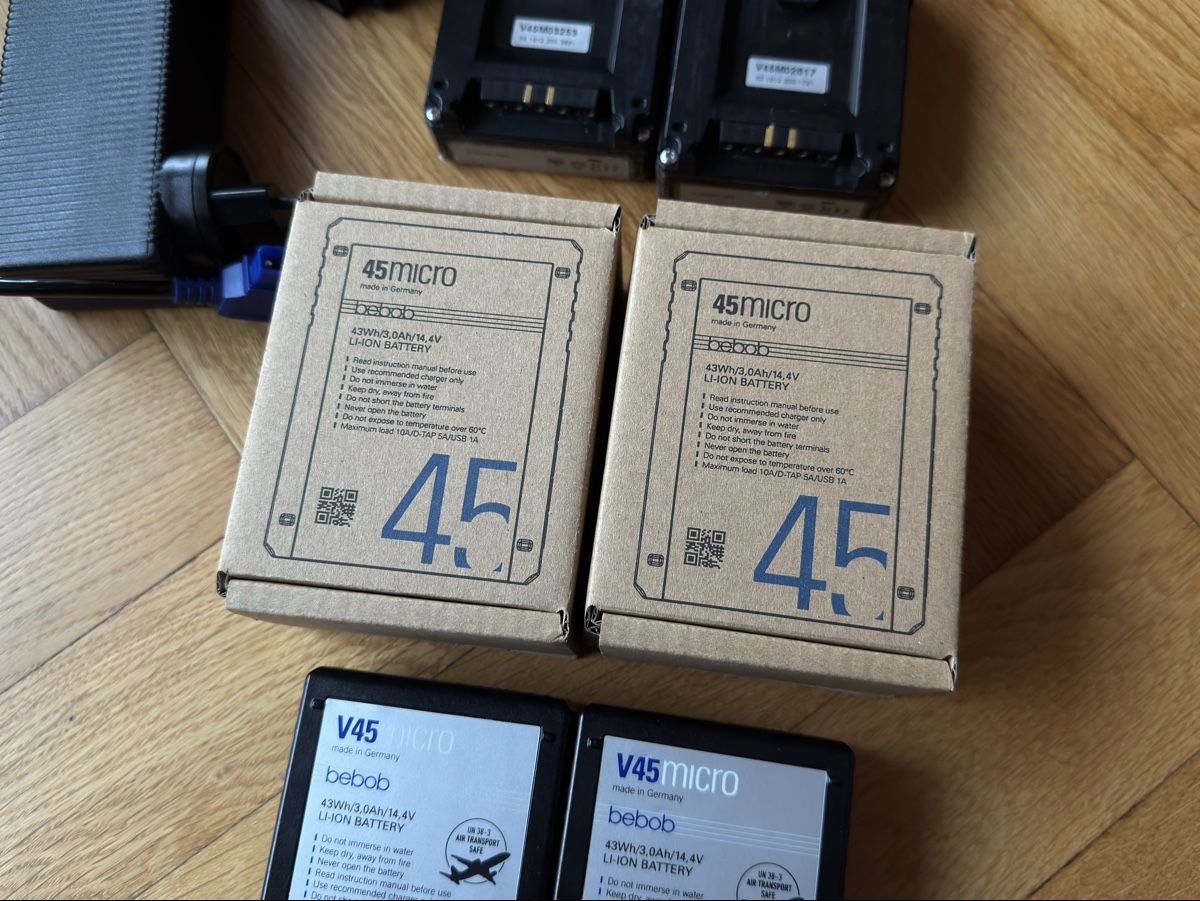 Batterie: 4x Bebob 45wh + 1 Chargeur double – Nuovo (secondo la descrizione) da Lausanne venduto da picola29 3