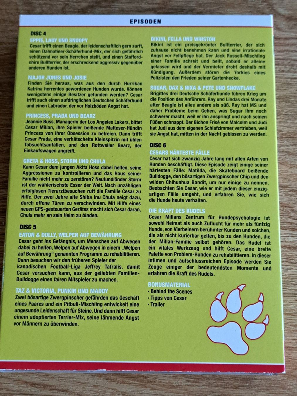 Alle DVDs: Der Hundeflüsterer - Staffel 1, Boxset mit 6 DVDs – Neu (gemäss Beschreibung) aus Unterseen von Kanica 4
