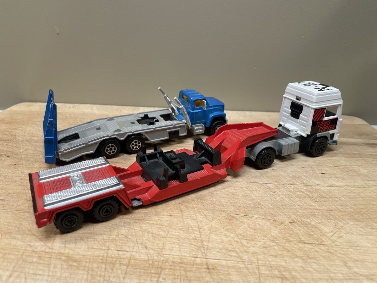 Majorette Giocattoli: 2x Majorette LKW – Usato da Frauenfeld venduto da Challenger77 4