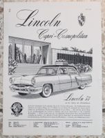 Werbung 1953 Lincoln Capri-Cosmopolitan / Kings Gate