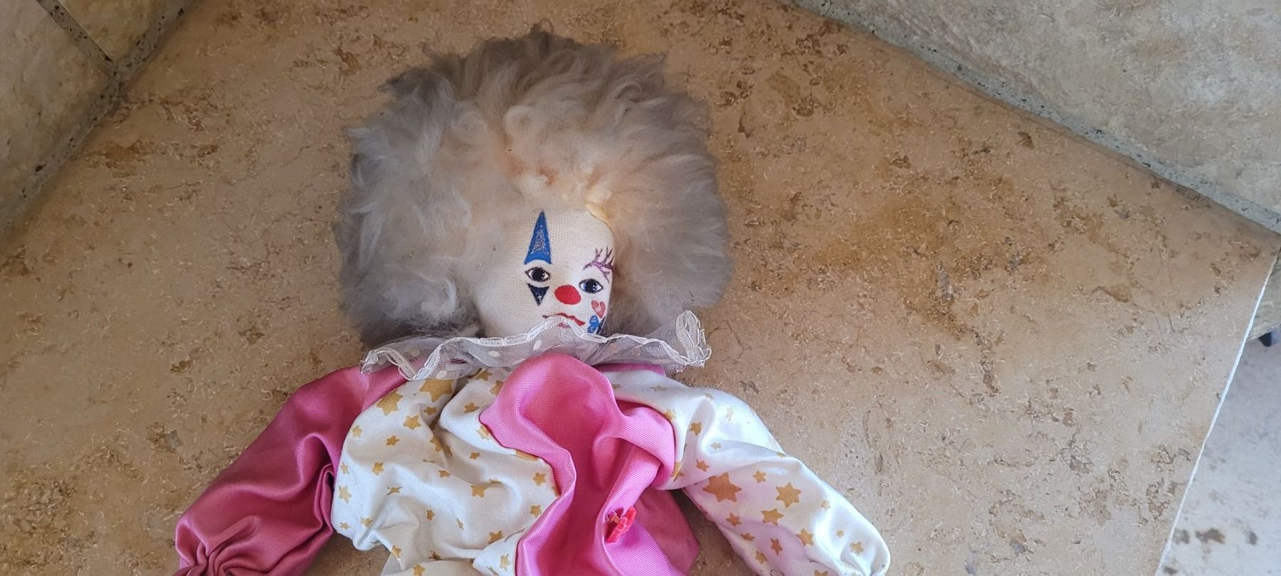 Bambole: Handgenähter Clown ca 34 cm hoch – Usato da Hondrich venduto da Ebro01 3