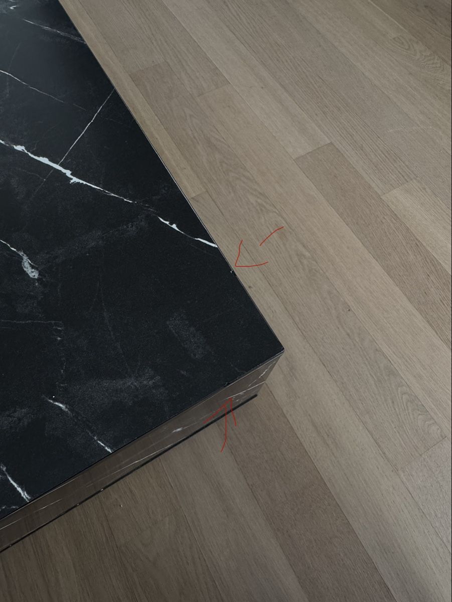 TV Möbel: Moderner Couchtisch in schwarzer Marmoroptik mit Stauraum – Gebraucht aus Bürglen TG von Serzenia 1