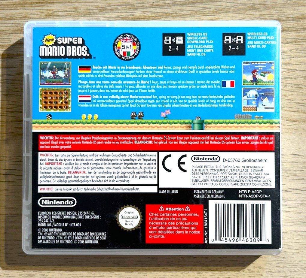 Nintendo Giochi: New Super Mario Bros Nintendo DS – Usato da St. Gallen venduto da Alpine.Arcade 1
