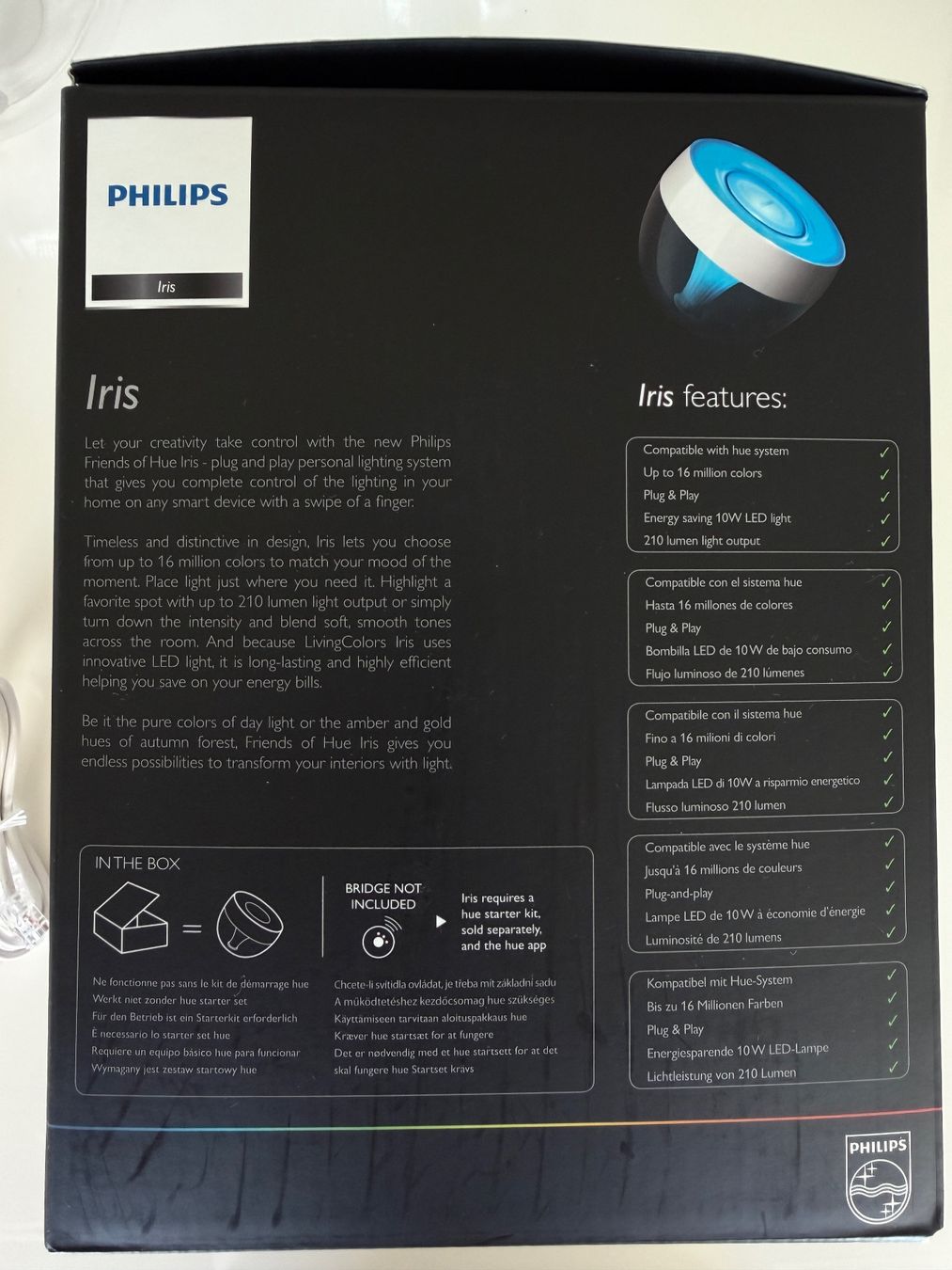 Philips Lampade: Philips Hue Iris Pack (3x Iris + 1x Bridge) – Usato da Lausanne venduto da umbro1893 5