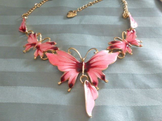 Boucles d'oreille: Schmetterling Collier + Ohrstecker – Neuf (Voir description) à Hinwil par Glasperlen 2