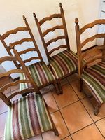Set di 4 sedie vintage in legno