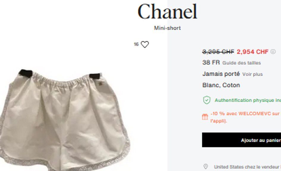 Chanel Pantaloni: Chanel Shorts .36 – Usato da Collonges venduto da Auganien 8