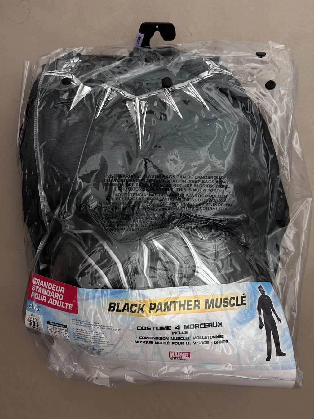 Costumi: Black panther costume – Nuovo e nell'imballaggio originale da Belp venduto da jan_6yvx 2