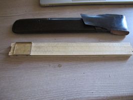 Rechenschieber Kalkulator Albert Nestler Vintage West Germa