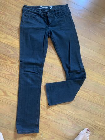 Jeans Seven neri tg 28