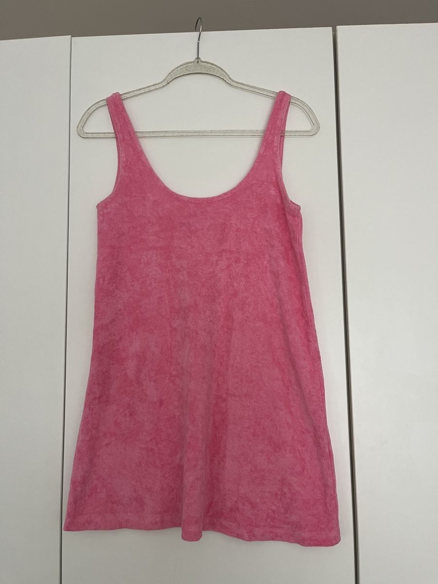 Kleider: Minikleid aus Frottierstoff Pink Grösse S – Gebraucht aus Oberrieden von sha_kzs8
