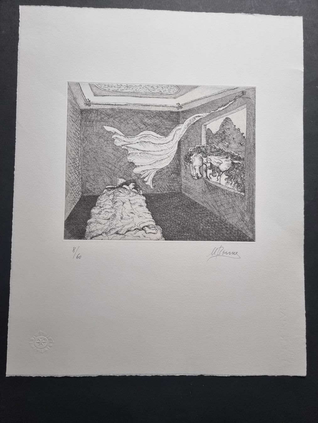 Grafica & Litografie: URS BORNER RADIERUNG SIGNIERT NUMMERIERT – Usato da Gersau venduto da kunst-online 1