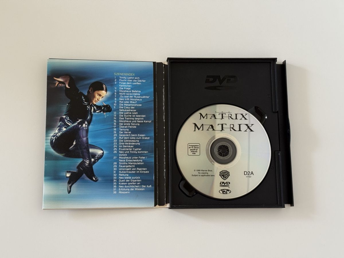 Tutti i DVDs: Matrix DVD , DE ENG, Keanu Reeves  – Usato da Couvet venduto da Aura_aura 1