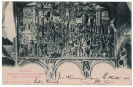 Lugano, Chiesa degli Angilio, Passione di Luini, circ. 1900