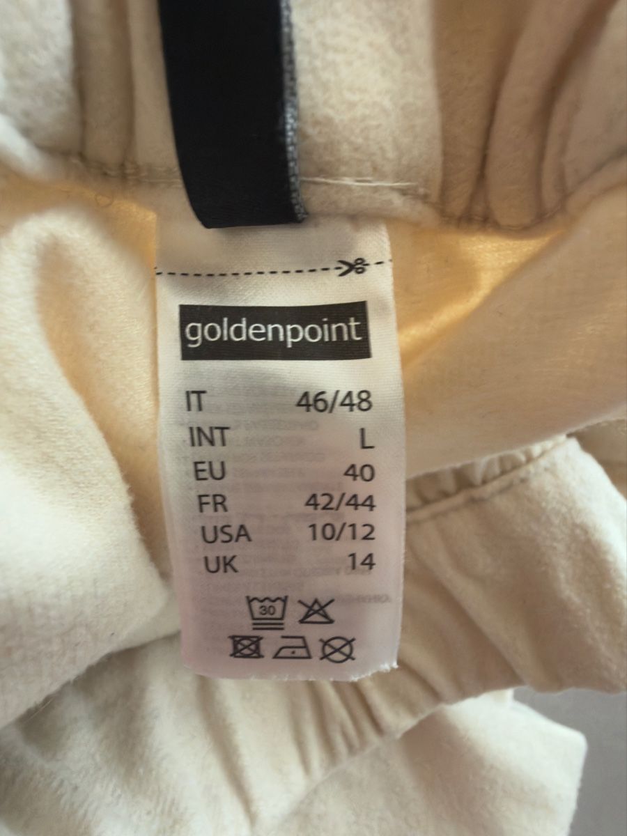 Pantaloni: Trendige Hose, Beige, Grösse L – Usato da St Gallen venduto da Berta343 8