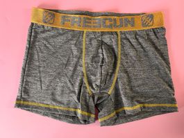 FREEGUN, Boxershorts , Grösse L, Farbe Grau meliert