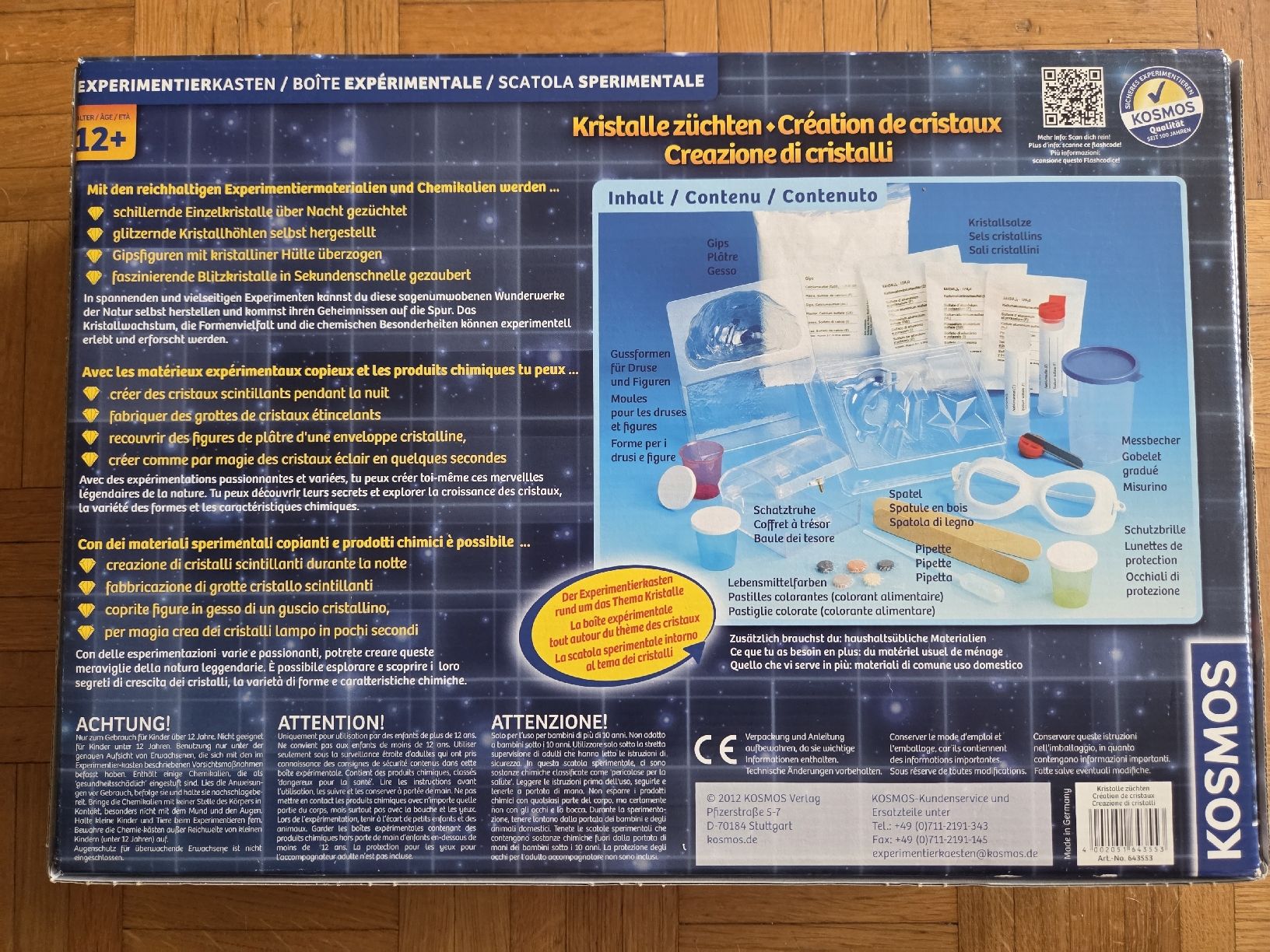 Kit bricolage:  Création de cristaux boîte neuve – Nuovo e nell'imballaggio originale da Nyon venduto da Loris.Ferrari 1