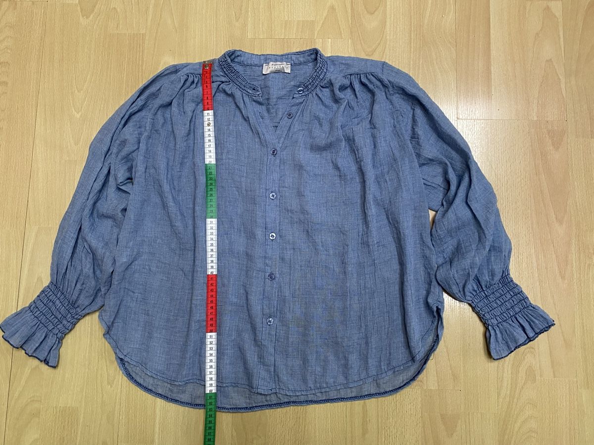Nile Blusen: Bluse Nile Intuition Paris blau Gr.M – Neu und originalverpackt aus Buochs von H16 5