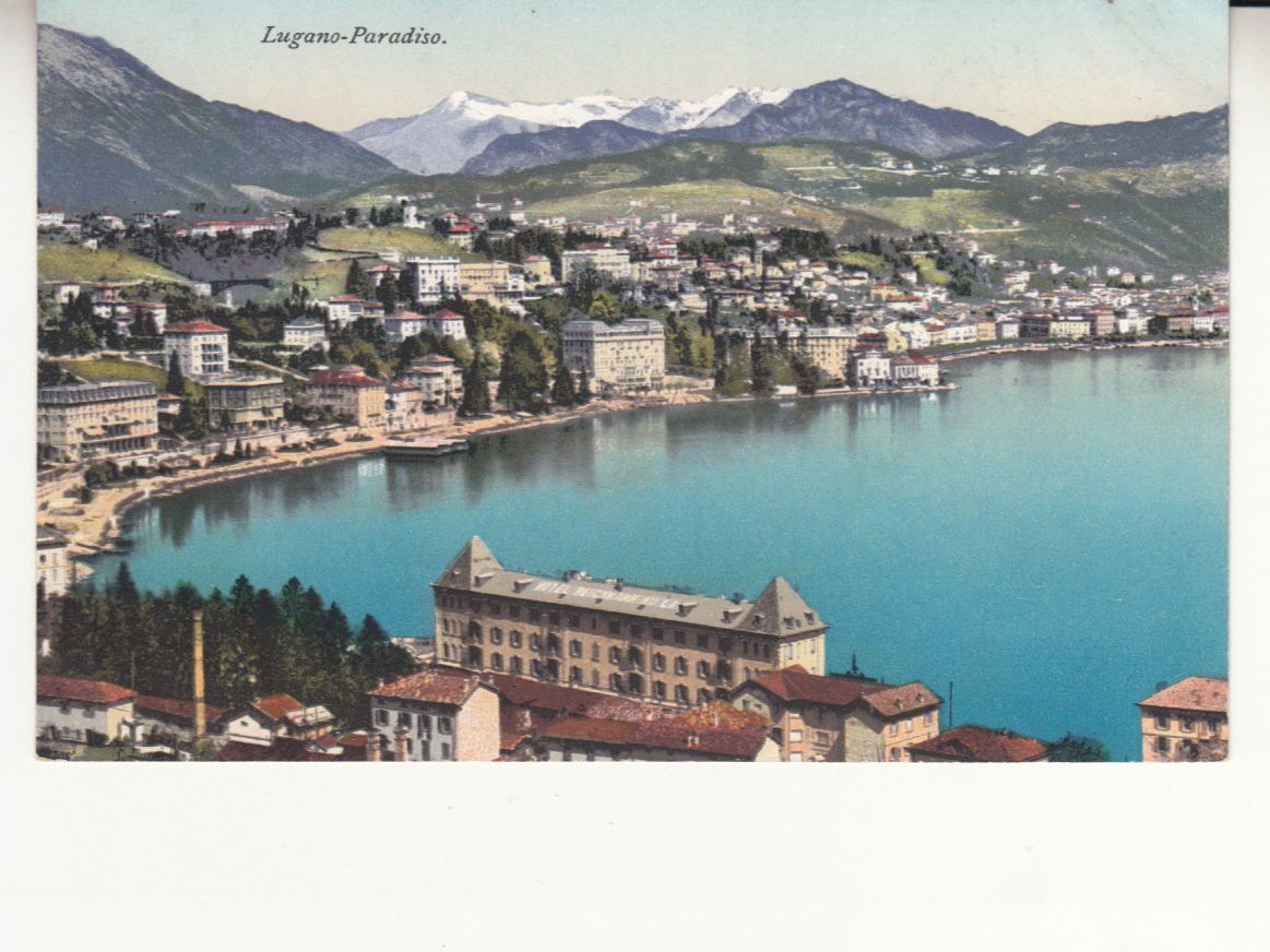 Cartoline postali: Lugano Paradiso ca. 1910 – Usato da Bürglen TG venduto da StampGraf