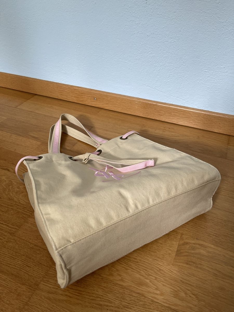 Saint Laurent Taschen: Yves Saint Laurent Canvas Tote Bag – Gebraucht aus Winterthur von  2