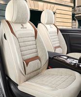 Luxuriöse Leinen Auto Universal Sitzbezüge vorne L und R