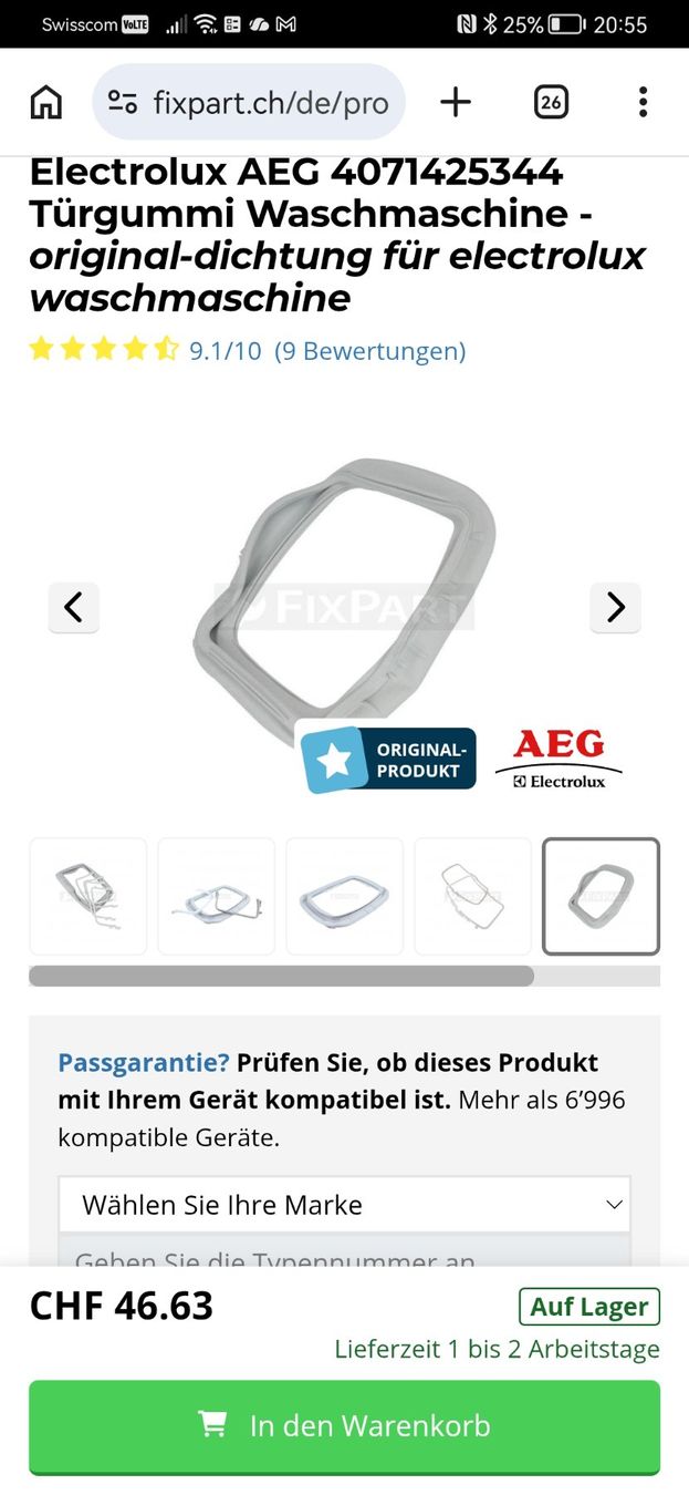 Electrolux Lavatrici: Electrolux 6kg – Usato da Winterthur venduto da Yasnao 5