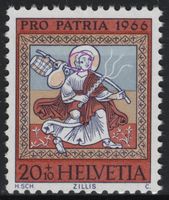 Pro Patria ABART - rechtes Auge auf die Wange gerutscht