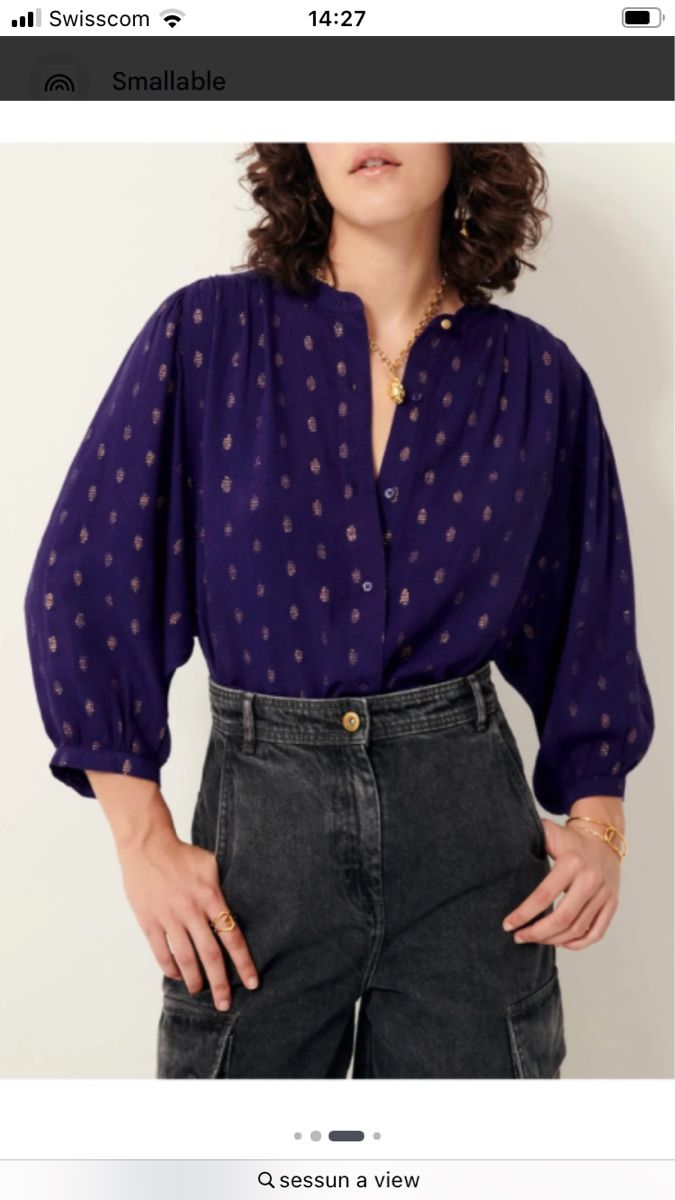 Sessun Top: Blouse sessun – Usato da Villars-Tiercelin venduto da gir_7z67