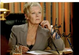 Judi DENCH / JAMES BOND / TOP AUTOGRAMM