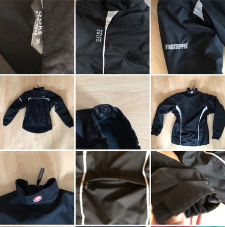 Gore Bike -Gilet Weste M Wind stopper schwarz top Design